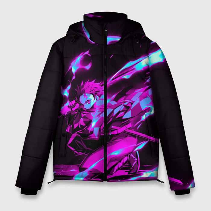 Мужская зимняя куртка 3D НЕОНОВЫЙ ТАНДЖИРО фото