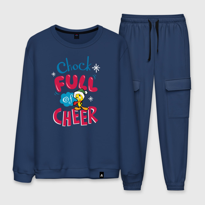 Мужской костюм хлопок Chock full of cheer фото