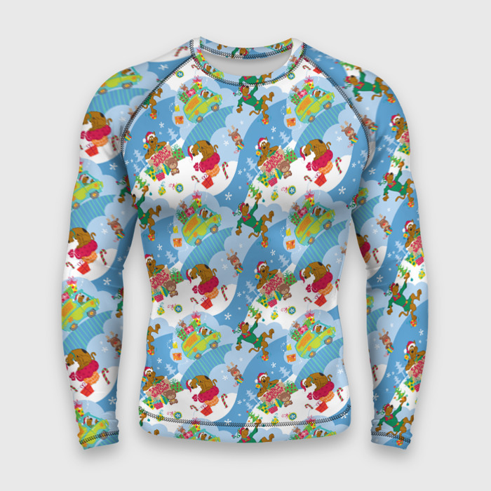 Мужской рашгард 3D X Mas фото