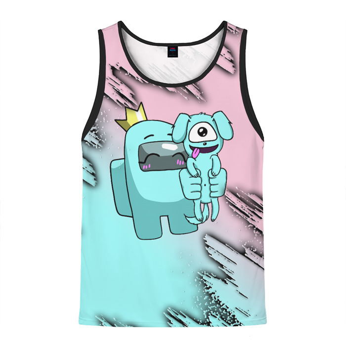 Мужская майка 3D AMONG US фото