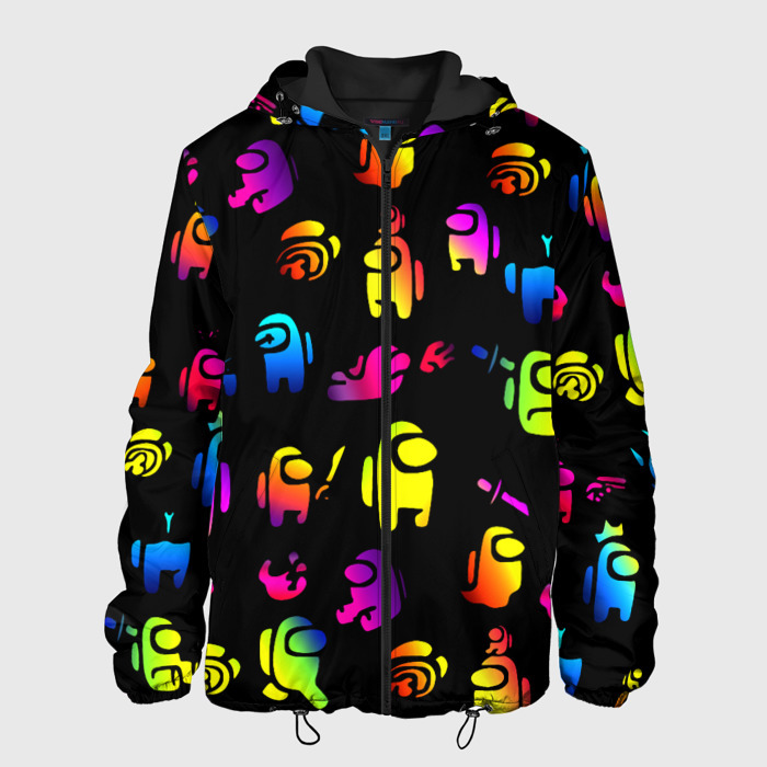 Мужская куртка 3D AMONG US фото