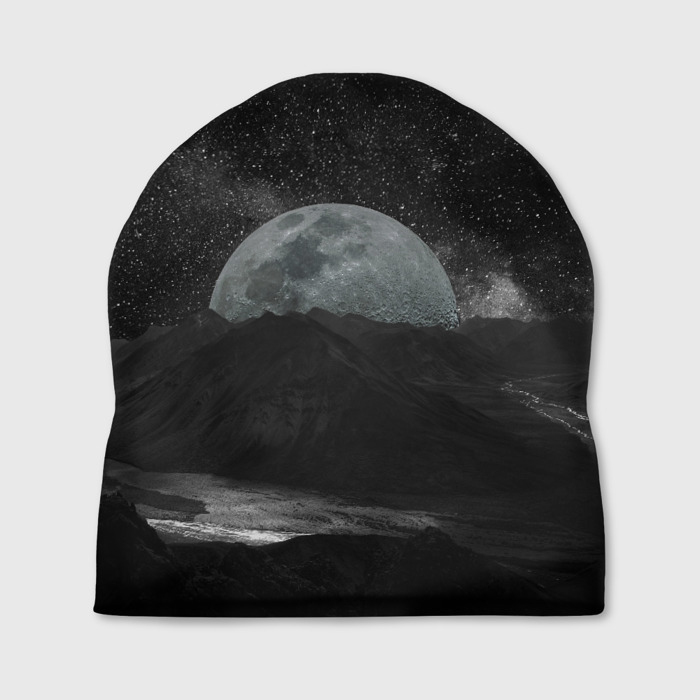 Шапка 3D Луна фото