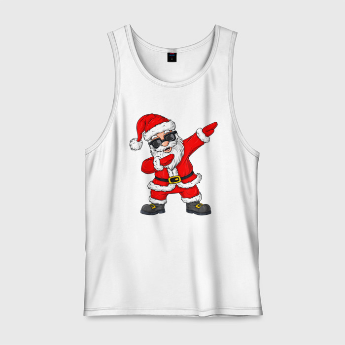 Мужская майка хлопок Dabing Santa фото