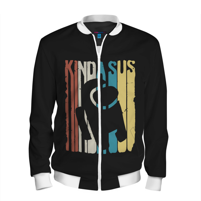 Мужской бомбер 3D AMONG US фото