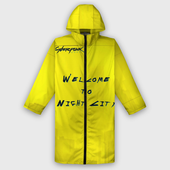 Дождевик унисекс 3D Cyberpunk 2077 фото