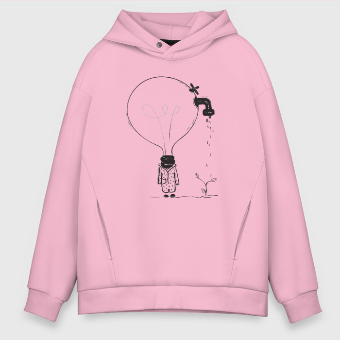 Мужское худи Oversize хлопок Absurd 4 фото