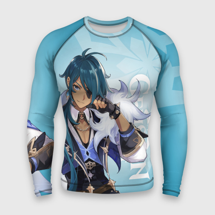 Мужской рашгард 3D Genshin Impact Кэйа фото
