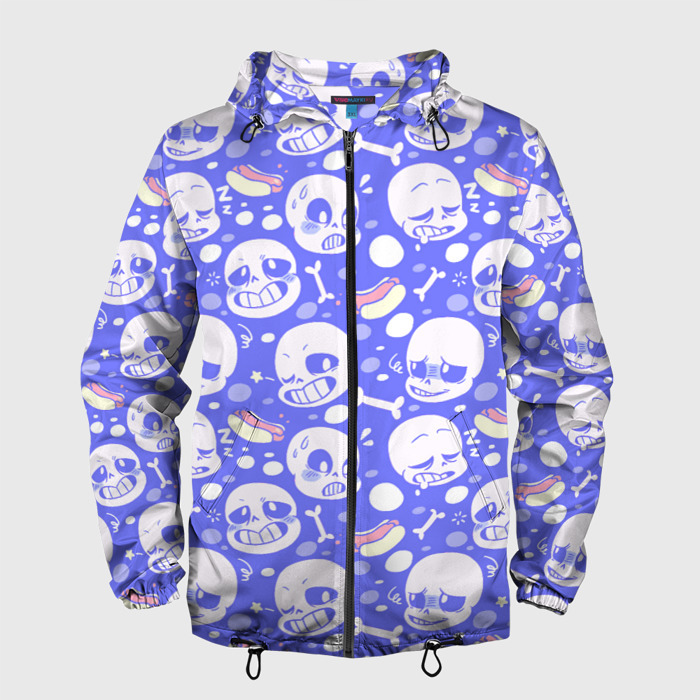 Мужская ветровка 3D Undertale фото