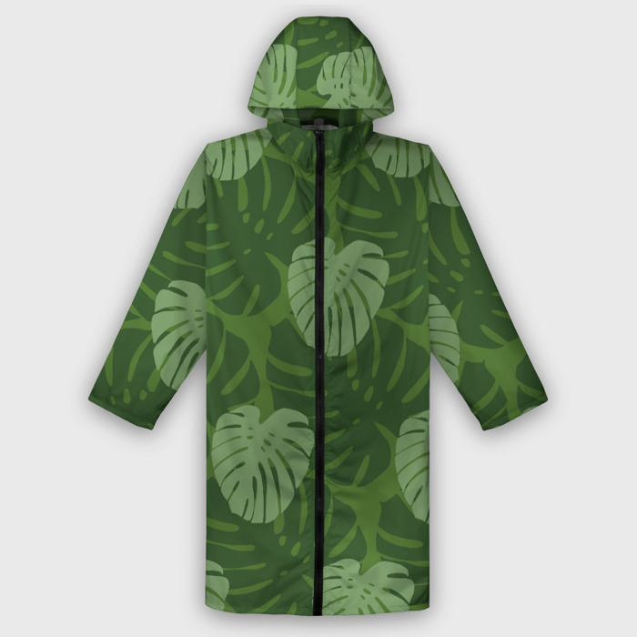 Дождевик унисекс 3D Лист фото