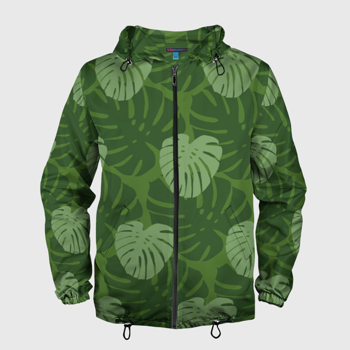 Мужская ветровка 3D Лист фото