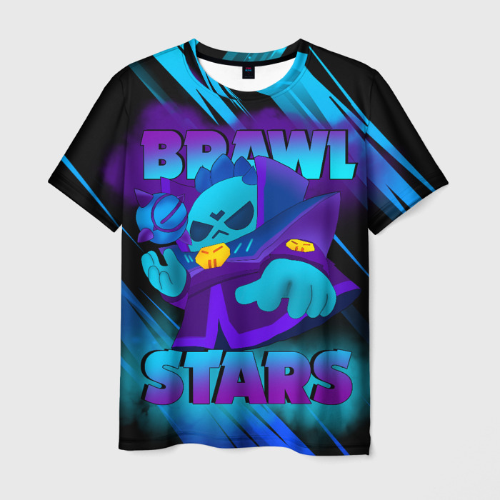 Мужская футболка 3D Тёмный Лорд Спайк | BRAWLSTARS фото
