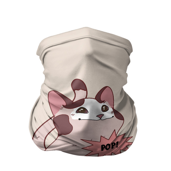 Бандана-труба 3D Pop Cat фото