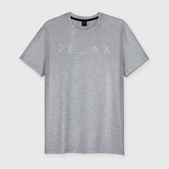 Мужская футболка хлопок Slim RELAX фото