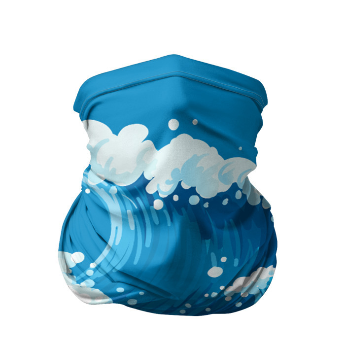 Бандана-труба 3D Волны фото