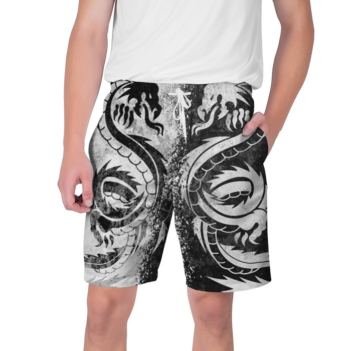 Мужские шорты 3D ДРАКОНЫ | DRAGONS фото