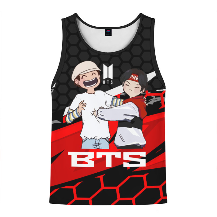 Мужская майка 3D BTS фото