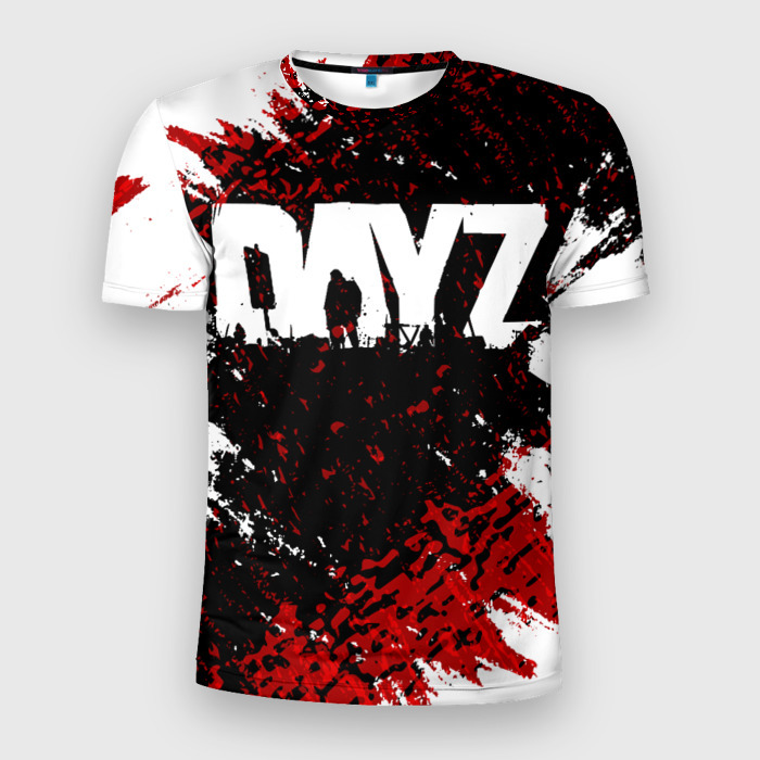 Мужская футболка 3D Slim DayZ. фото