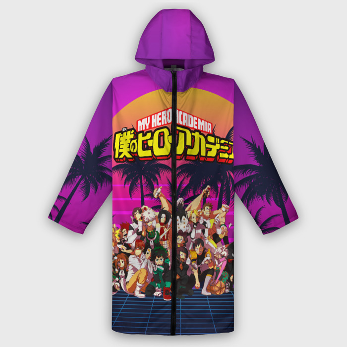Дождевик унисекс 3D МОЯ ГЕРОЙСКАЯ АКАДЕМИЯ фото