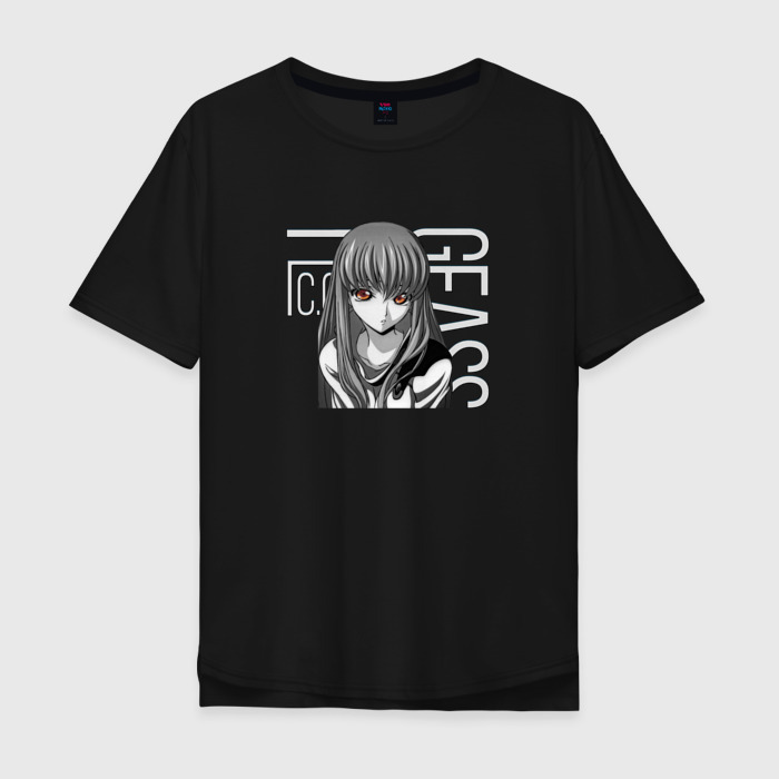 Мужская футболка хлопок Oversize C.C. фото