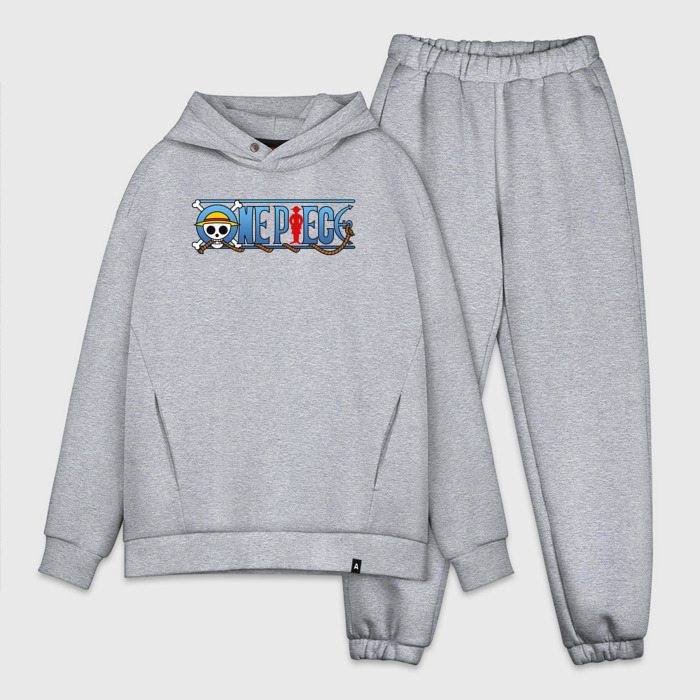 Мужской костюм хлопок OVERSIZE ONE PIECE | ВАН ПИС фото