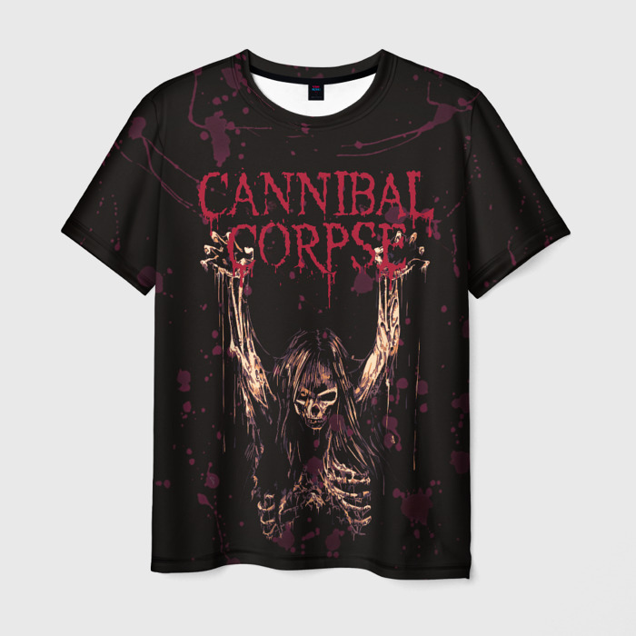 Мужская футболка 3D Cannibal Corpse | Skeleton фото