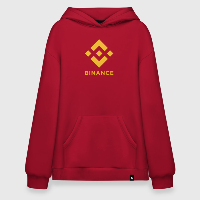 Худи SuperOversize хлопок BINANCE | БИНАНС БИРЖА фото
