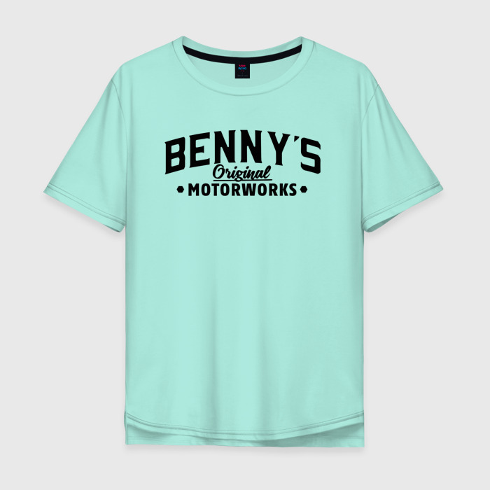 Мужская футболка хлопок Oversize Bennys Original Motorworks фото