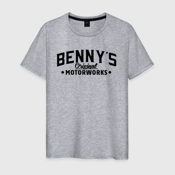 Мужская футболка хлопок Bennys Original Motorworks фото