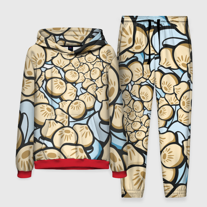 Мужской костюм 3D (с толстовкой) Нежная бууза фото