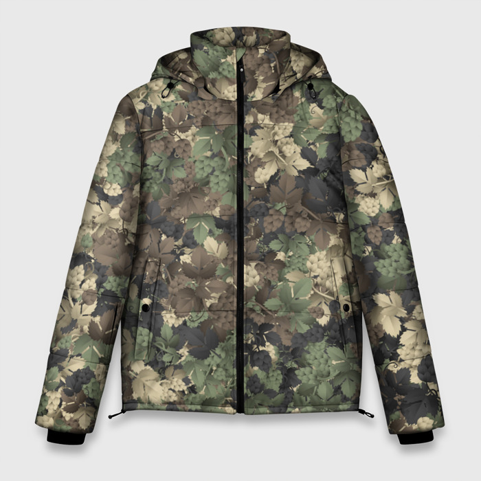 Мужская зимняя куртка 3D Хмельной камуфляж фото