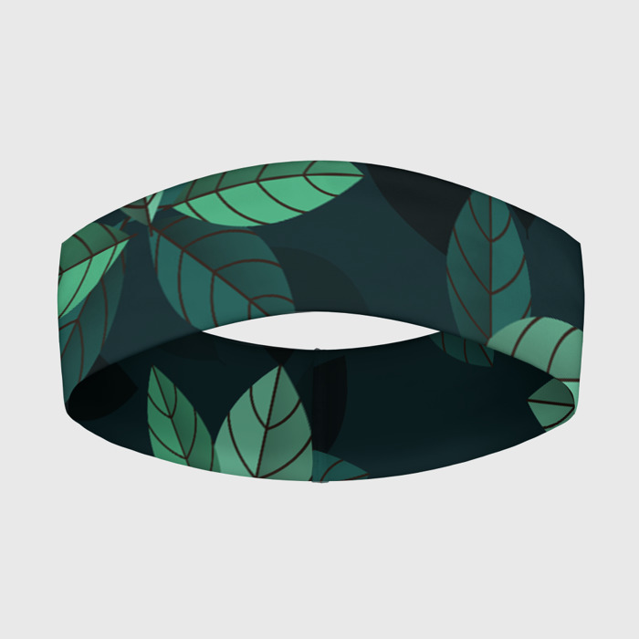 Повязка на голову 3D листва фото