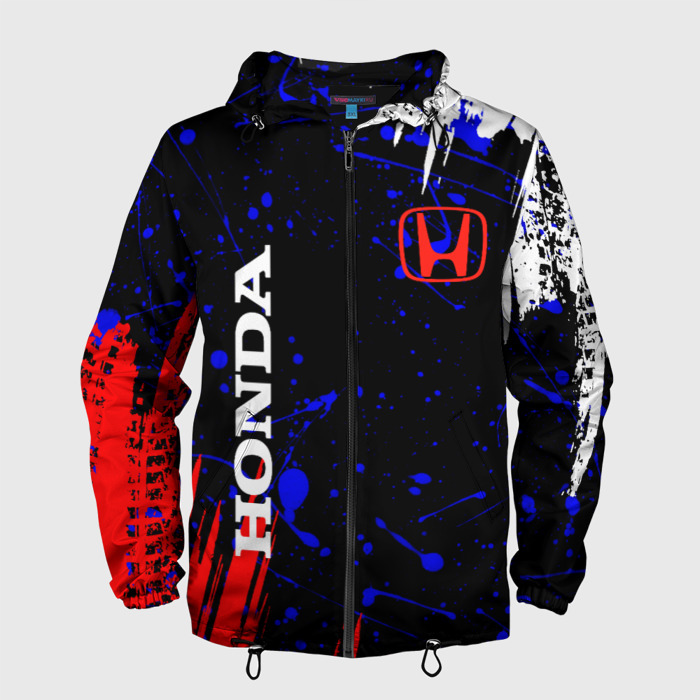 Мужская ветровка 3D HONDA. фото