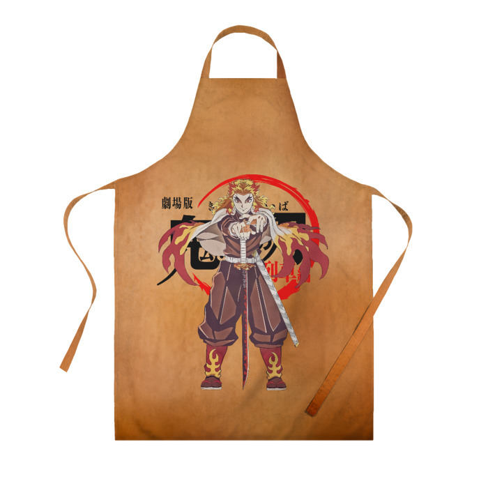 Фартук 3D Кёджуро Ренгоку Kimetsu no Yaiba фото