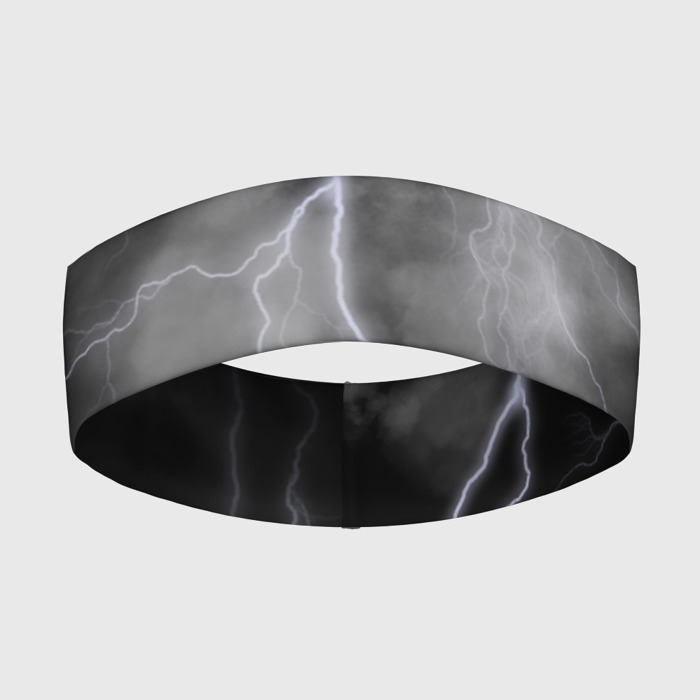 Повязка на голову 3D гроза фото