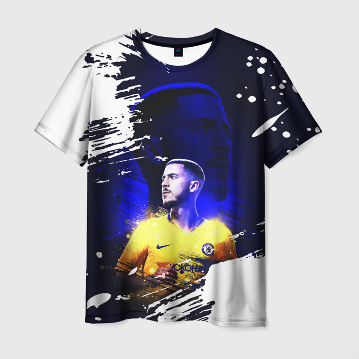Мужская футболка 3D ЭДЕН АЗАР   EDEN HAZARD фото