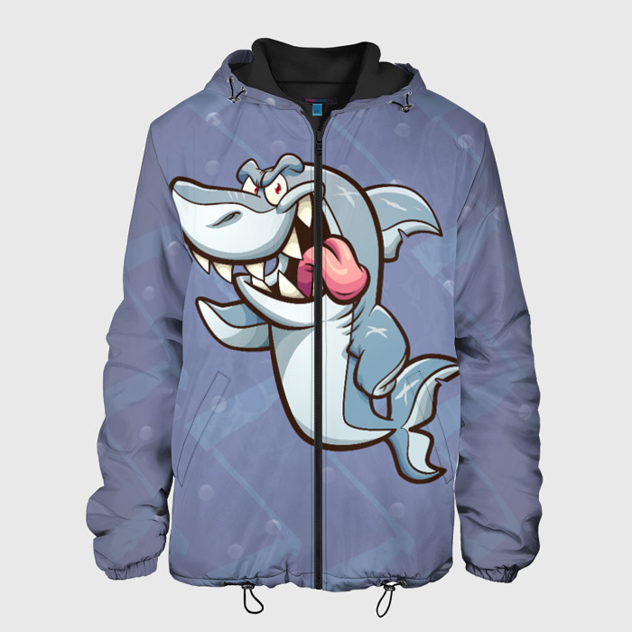Мужская куртка 3D Акула фото