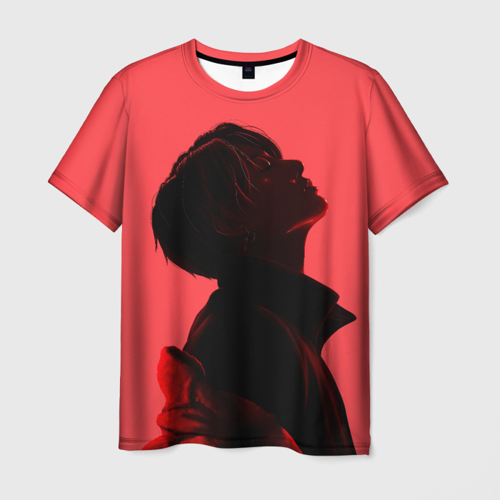 Мужская футболка 3D Pink Jungkook фото