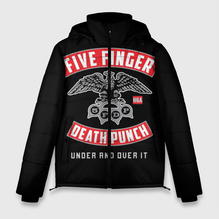 Мужская зимняя куртка 3D Five Finger Death Punch (5FDP) фото