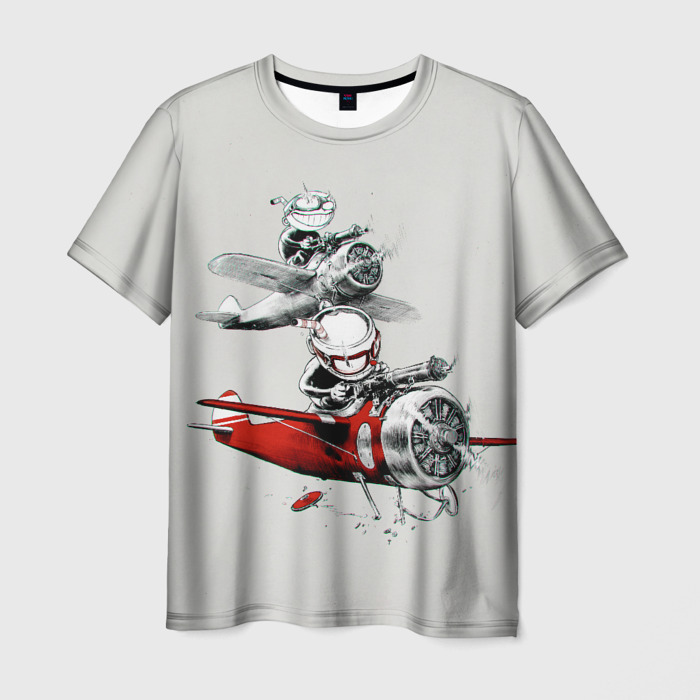 Мужская футболка 3D Flying Cup фото