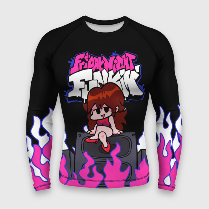 Мужской рашгард 3D Girlfriend фото