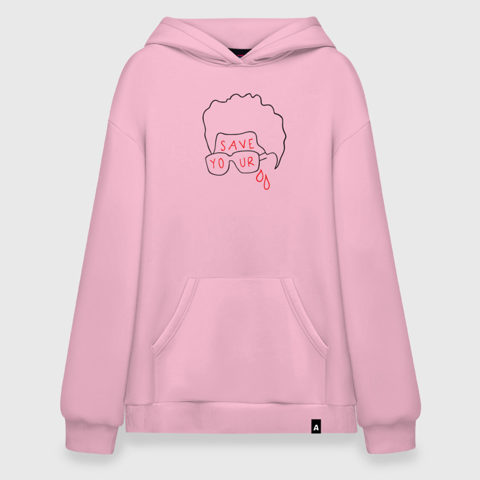 Худи SuperOversize хлопок Save Your Tears   The Weeknd фото