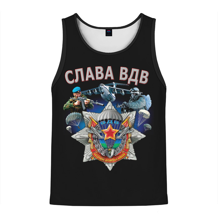 Мужская майка 3D За ВДВ фото