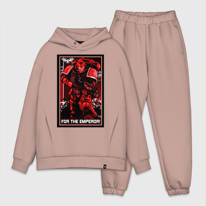 Мужской костюм хлопок OVERSIZE Постер 
