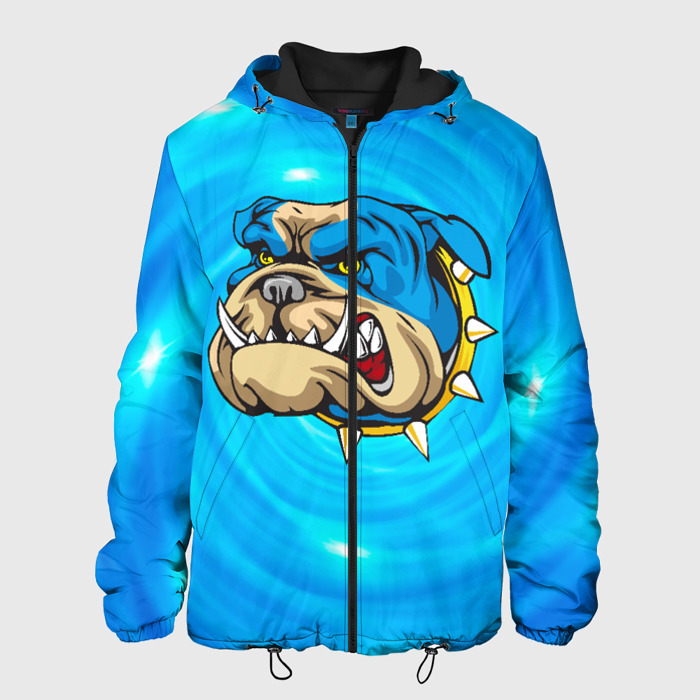 Мужская куртка 3D Злой пес фото
