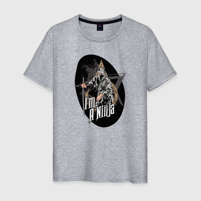 Мужская футболка хлопок Я ниндзя фото