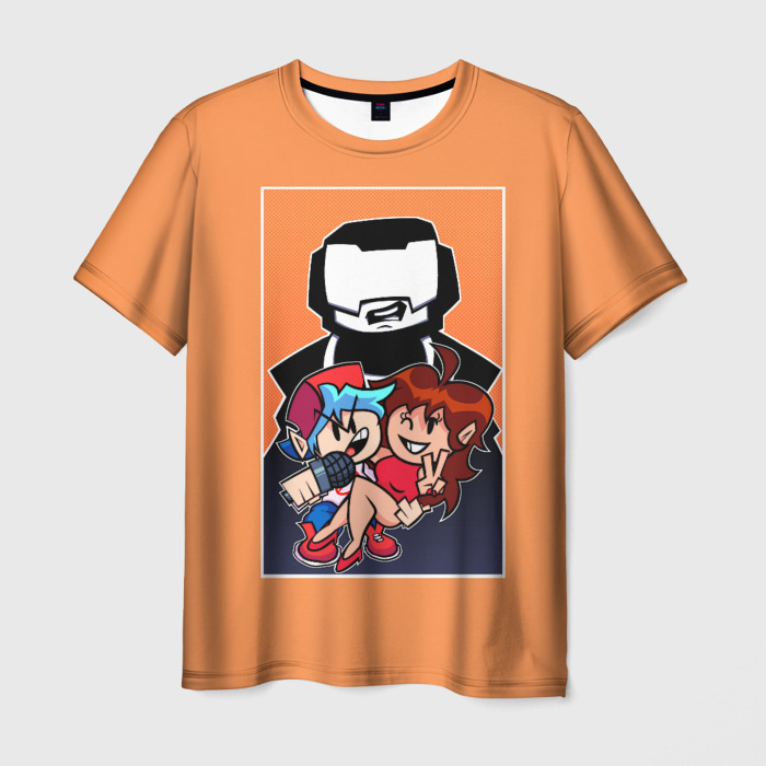 Мужская футболка 3D Boyfriend, Girlfriend, Tankman фото