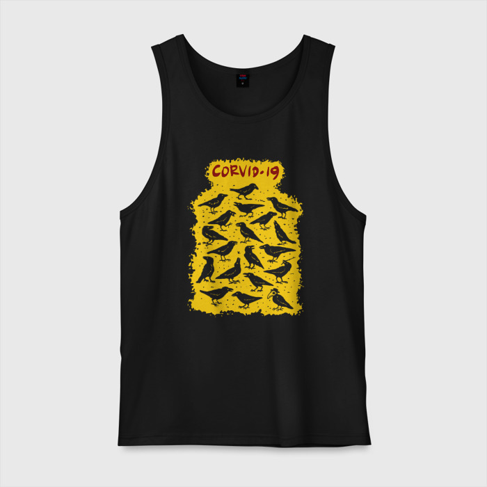Мужская майка хлопок Corvid 19 фото
