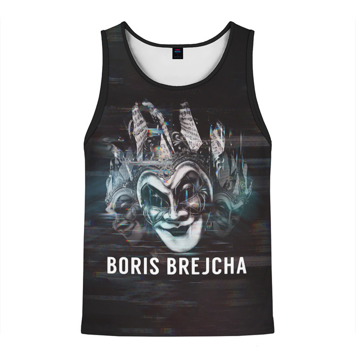 Мужская майка 3D Boris Brejcha  Mask фото