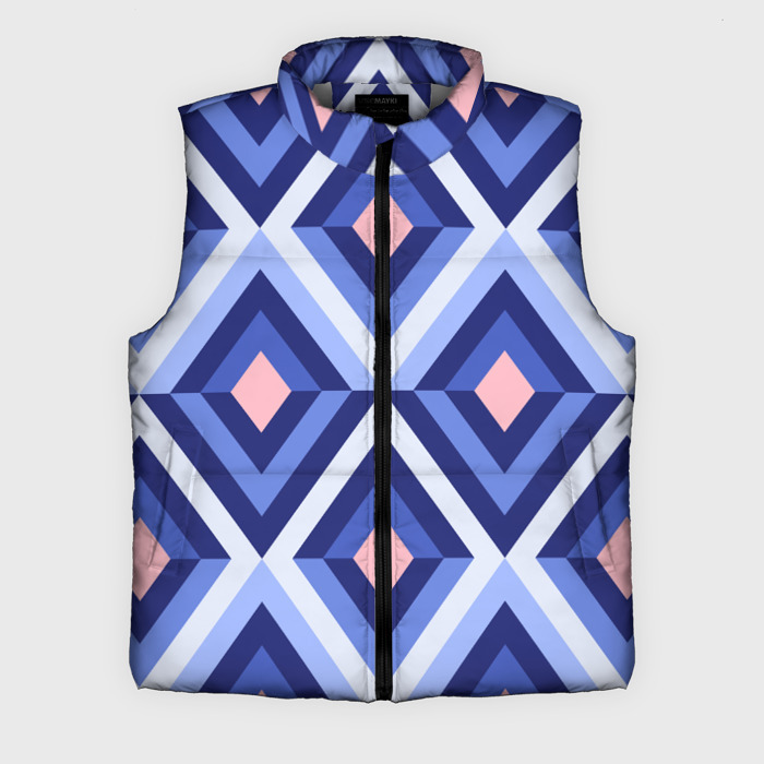 Мужской жилет утепленный 3D узор фото