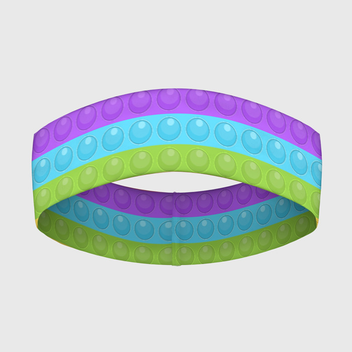 Повязка на голову 3D ПОП ИТ (POP IT) фото